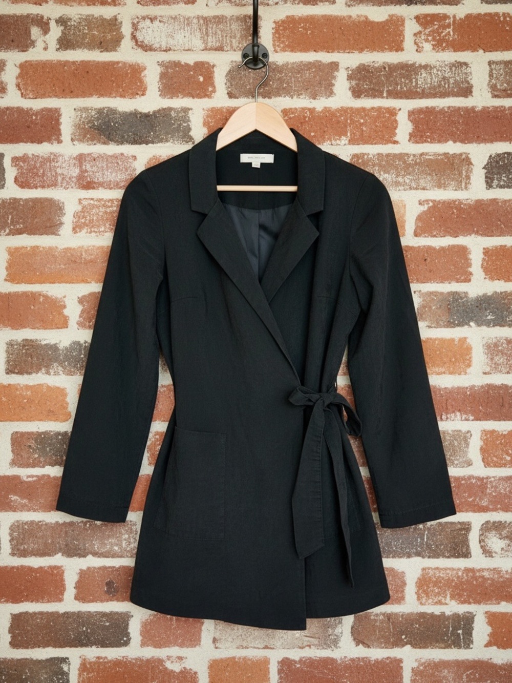 Zara TRF Womens Belted Black Playsuit Sexy Dark Witchy Size XS